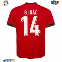 Moški Nogometni dresi Portugalska Goncalo Inacio #14 Domači EP 2024 Kratek Rokav